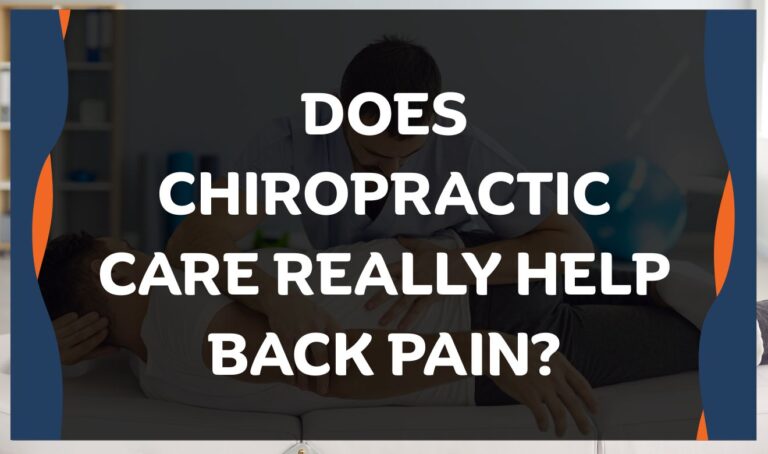 Chiropractic care for back pain in Vista